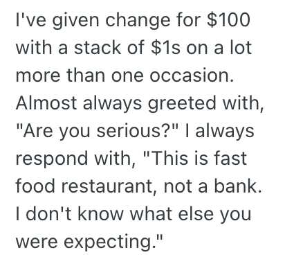 Screenshot 2025 03 10 at 10.30.26 PM Customers Ignore The Obvious Sign Stating To Ask Before Requesting Cash Back, So This Woman Showed Them That Every Single Dollar Counts